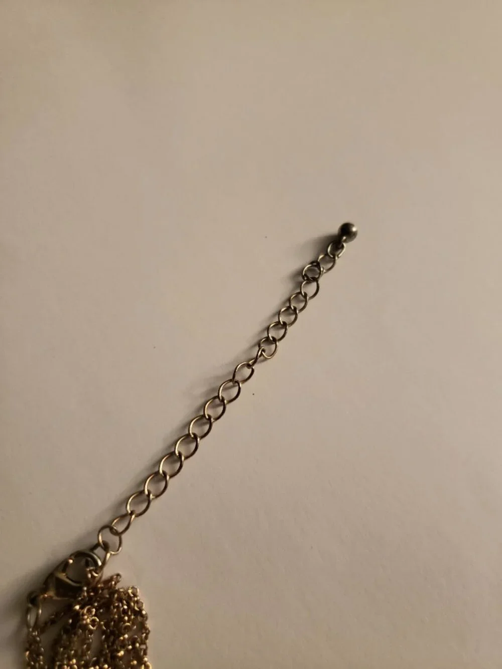 Triple Charm Triangle Feather Wand Symbol Costume Necklace Witchy